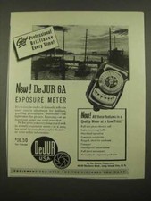 1947 DeJur 6A Exposure Meter Ad - Get Professional Brilliance