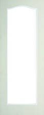 Internal White Primed Woodgrain Classique Full Light Door Clear Glass