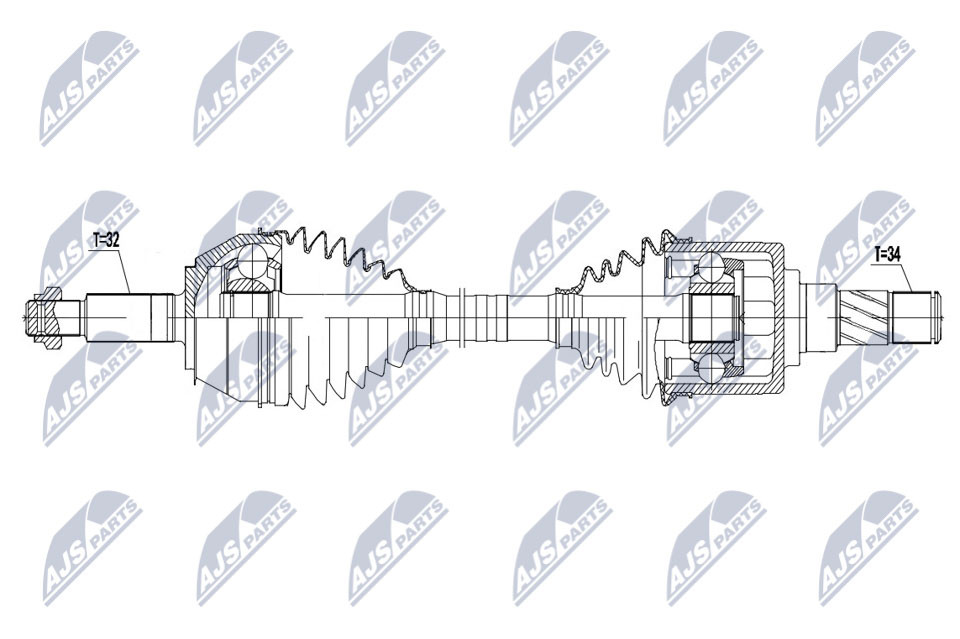 NPW-NS-132 NTY Drive Shaft - Image 5