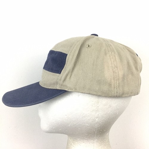 Vtg 90s Nike Golf Cap Color Block Striped Swoosh Script Rap Hip Hop Baseball Hat - Picture 12 of 12