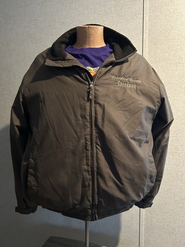 Crawford County Speedway Dirt Track Racing Fleeced Lined Jacket MENS 2XL - Picture 8 of 8