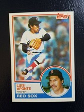 Luis Aponte Bobby Murcer MLB 1983 Topps WRONG BACK ERROR RARE