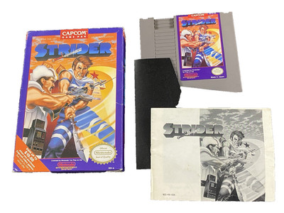 Strider (NES Nintendo) CIB Complete Great Shape - Capcom 1989 Nintendo