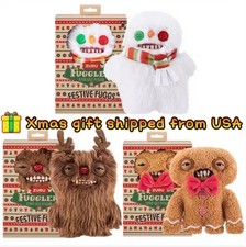 Fuggler Funny Ugly Teeth Monsters Plush Toy XMAS FESTIVE FUGGS Fast ship from US