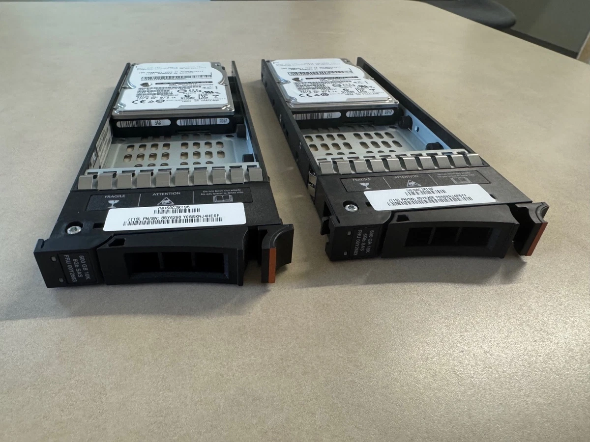 IBM SAS Internal Hard Disk Drives 600 GB Storage Capacity for sale
