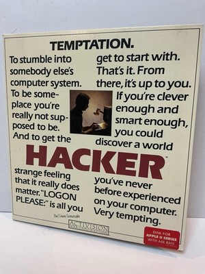 Vintage Apple II RPG Hacker Computer Game by Activision