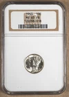 1943 MERCURY DIME NGC MS65FB FULL BANDS 298018