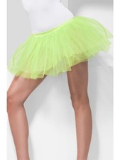 Tutu Underskirt Neon Green 4 Layers 30cm Long Adult Costume Accessory