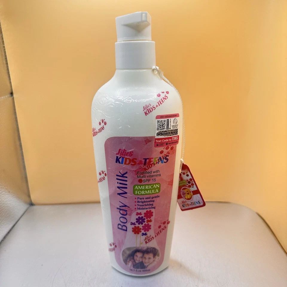 JUSTY BEAUTY Lilies Kids and Teens Body Milk 400ml