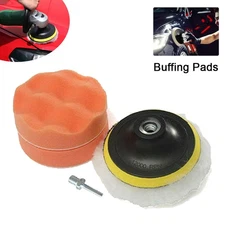 Car Buffing Pads Polishing for Drill Sponge Kit Waxing Foam Polisher 1 Pack
