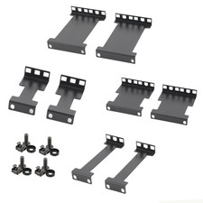 2PCS 1U/2U Server Rack Depth Extender Embedded Rack Mount Adapter