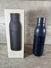 LARQ 740 mL 25 Oz Self-Cleaning Water Bottle with UV-C Technology, Navy Blue