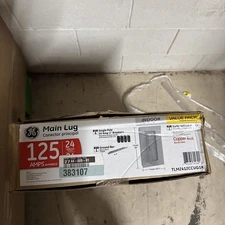G.E. Main Lug Load Center 125 Amp, 24‑Space/24‑Circuit Indoor TLM2412CCUG1K