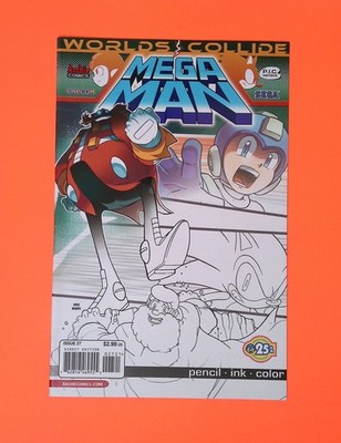 Mega Man #27b Vol. 2 Archie Comics Group Variant WE COMBINE SHIP RY96-77