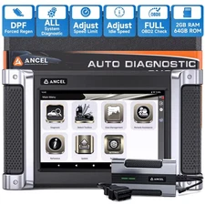ANCEL HD8000 Diesel Heavy Duty Truck Diagnostic Scanner All System DPF Regen ABS