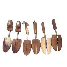 Brookstone Cedar Wood Shoe Tree Men  s Size Large  9.5-11.5 Lot Of 3