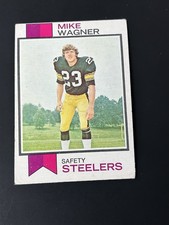 1973 Topps Football #246 Mike Wagner Rookie EX- Pittsburgh Steelers Western Ill