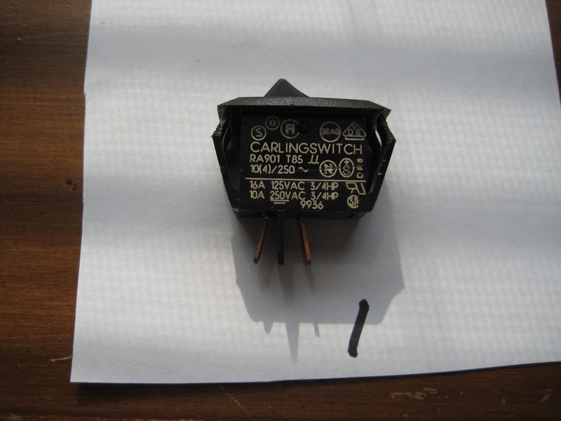 Reclaimed Carling Furnace Rocker Door Snap In Switch RA901T85