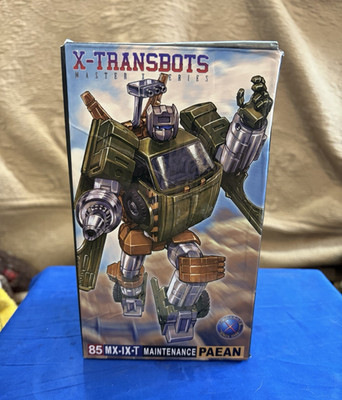 X-TRANSBOTS Master Series MX-IX-T Maintenance Paean Robot Action Figure Green
