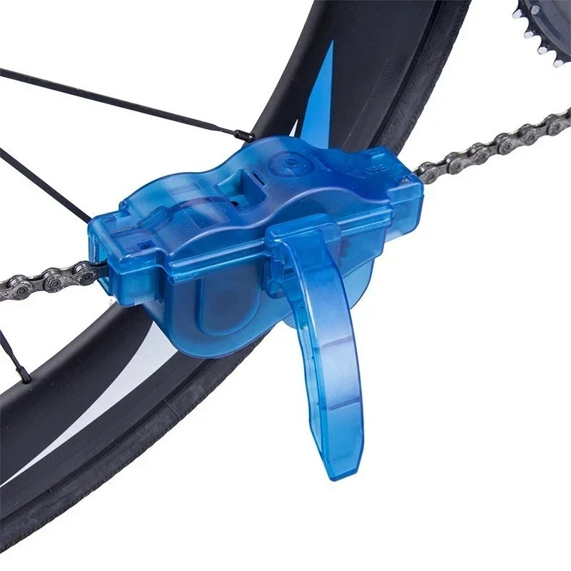 4PCS Bicycle Chain Cleaner Bike Wash Tool Cycling Scrubber Cleaning Brush Wheel