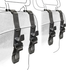 4-Pack Headrest Hooks for Car Universal Interior Auto Vehicle Back Front Seat Ha