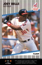 1989 Fleer Update BASEBALL #U-25 Joey Belle RC Indians