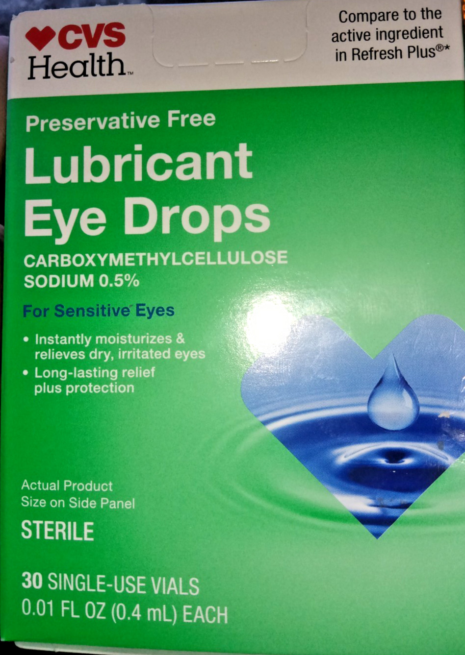Preservative Free 30 Single Use Vials 2027