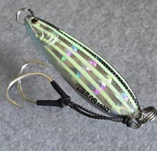 FishLab Carnada Slow Pitch Jigs 4" 3-1/2 oz Rigged Nichols Assist 3/0 Hooks TUNA