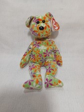 2006 Ty Original Beanie Baby Babies Groovey Bear HHT 14th Gen TT 13th Gen