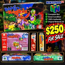 🐻🐦 BANJO-KAZOOIE – NINTENDO 64 (N64)  💰 ASKING PRICE: $250 💰 Cib