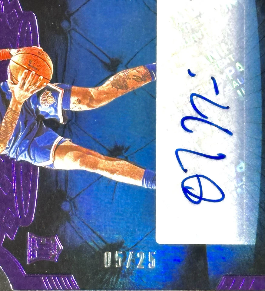 2020 Crown Royale OBI TOPPIN Rookie CRN AU-Purple FOTL #/25-AUTO 10-PSA 10-POP 1 - Image 4 of 4