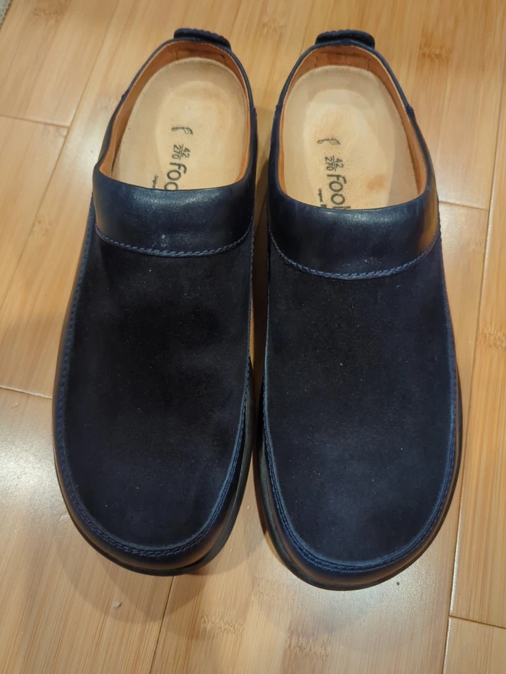 Footprints By Birkenstock Suede Leather Mules Women's Sz 42 EU / 10-11 US Black - Image 3 of 4