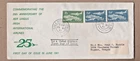 nice older IRELAND FDC, June 26, 1961 Sc #177-178 full set. Addressed to Oregon
