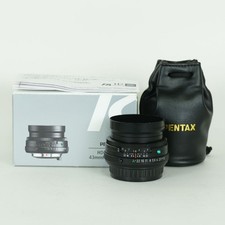 Excellent Condition PENTAX HD FA 43mm F1.9 Limited Black Pentax K Mount