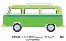 1/64 1969 Volkswagen T2 Type 2 with Roof Rack Club Vee Dub Series 4