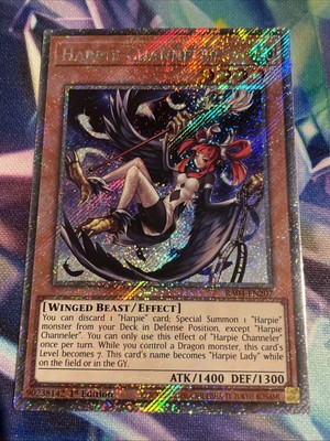 Yu-Gi-Oh! TCG Harpie Channeler RA04-EN207 Platinum Secret Rare NM/M