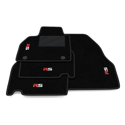 Tappetino conducente in velluto grafite compatibile con Mercedes E A238 (2017-2023, cabrio 4matic) – con fissaggi