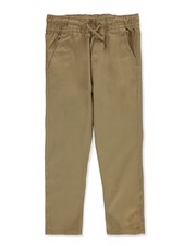 Nautica Boys     Drawstring Twill Pants Color: khaki Size: 4