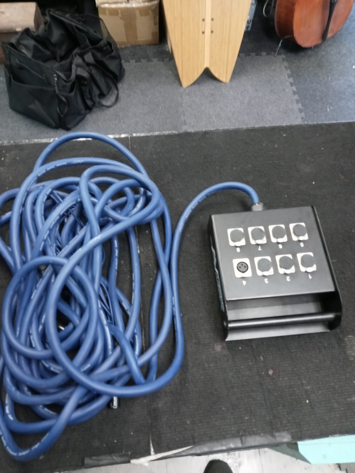 AV LINK 50 Foot 8-channel Flat XLR Snake and Stage Box | eBay