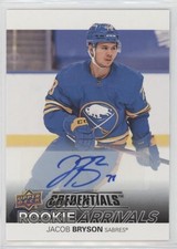 2021-22 Upper Deck Credentials Rookie Arrivals Jacob Bryson #RA-43 Auto 14hk