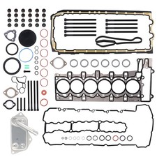 Front Engine Oil Cooler W Gaskets For Bmw 128i N54 2008-2013 Silver