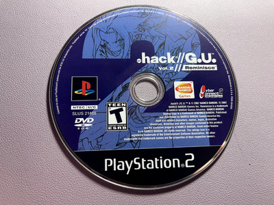 .hack G.U. Vol. 2: Reminisce (PS2) - Disc Only - Tested & Working - Rare JRPG!