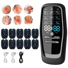 27 Modes Tens Unit Muscle Therapy Pain Relief Stimulator Machine Pulse Massager