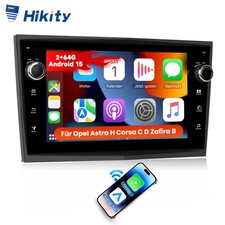 Android 15 autoradio CarPlay 7" RDS GPS navigatore per Opel Astra H Corsa C D Zafira B