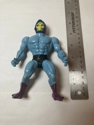 SKELETOR Vintage 1984 Mexico SOFT HEAD He Man Figure MOTU