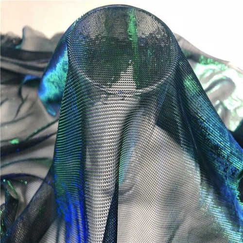 1M DIY Fairy Mesh Fabric Gauze Metallic Flashing Designer Dress Sewing Material - Picture 8 of 30
