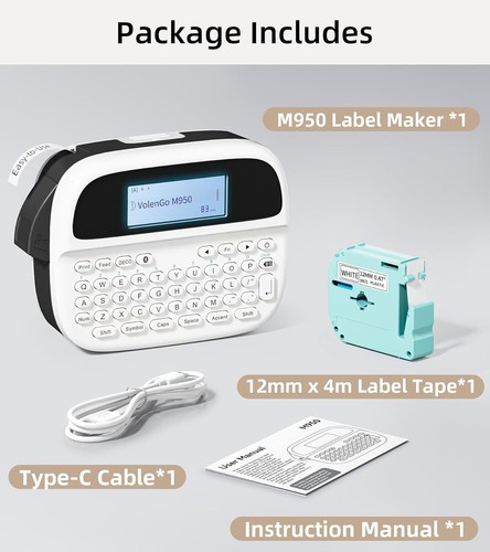 Label Maker Machine with Tapes, Label Maker Waterproof-Labels, Rechargeable B... - Picture 10 of 10