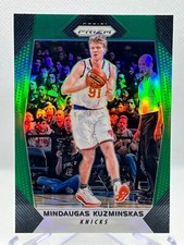 MINDAUGAS KUZMINSKAS 2017-18 Panini Prizm Basketball #277 GREEN PRIZM Parallel