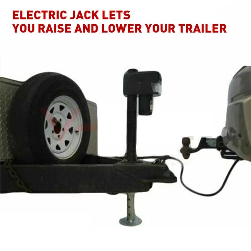 AU Electric Jack Stand Wheel 12v 1587kg Caravan Trailer Boat Stabilizer Leg HD - Picture 6 of 13