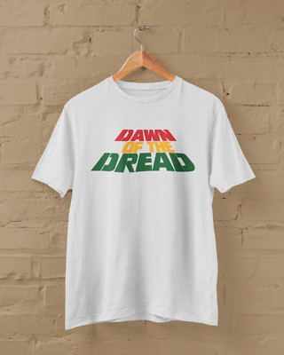 DAWN OF THE DREAD T-SHIRT (Reggae Dub Rasta Dead Dreadlocks DJ Roots LP Zombie)
